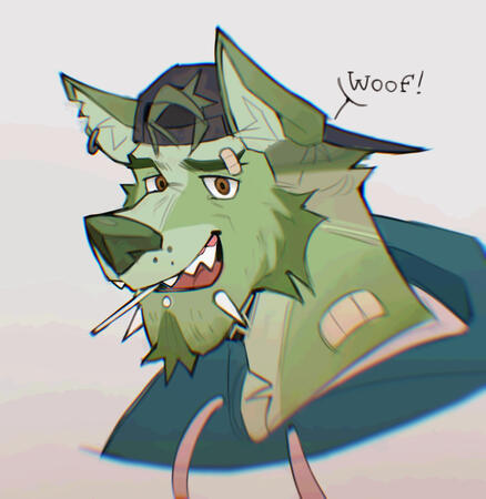 Me but wolf
